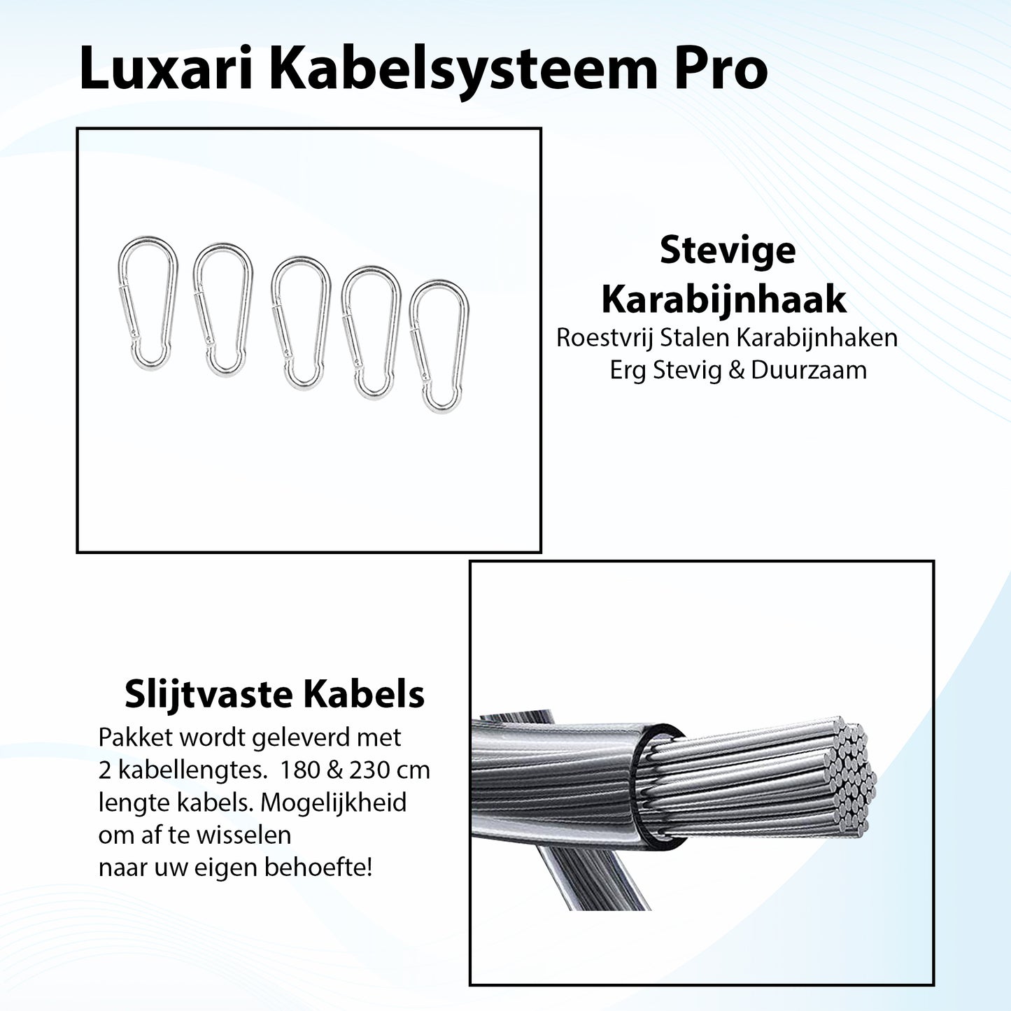 Luxari - Fitness Kabelsysteem Pro