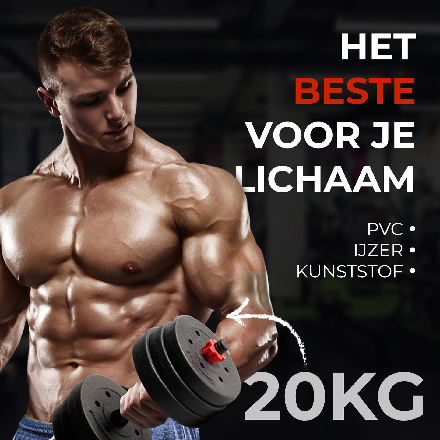 Luxari – 3 in 1 Halterset Pro 20 KG