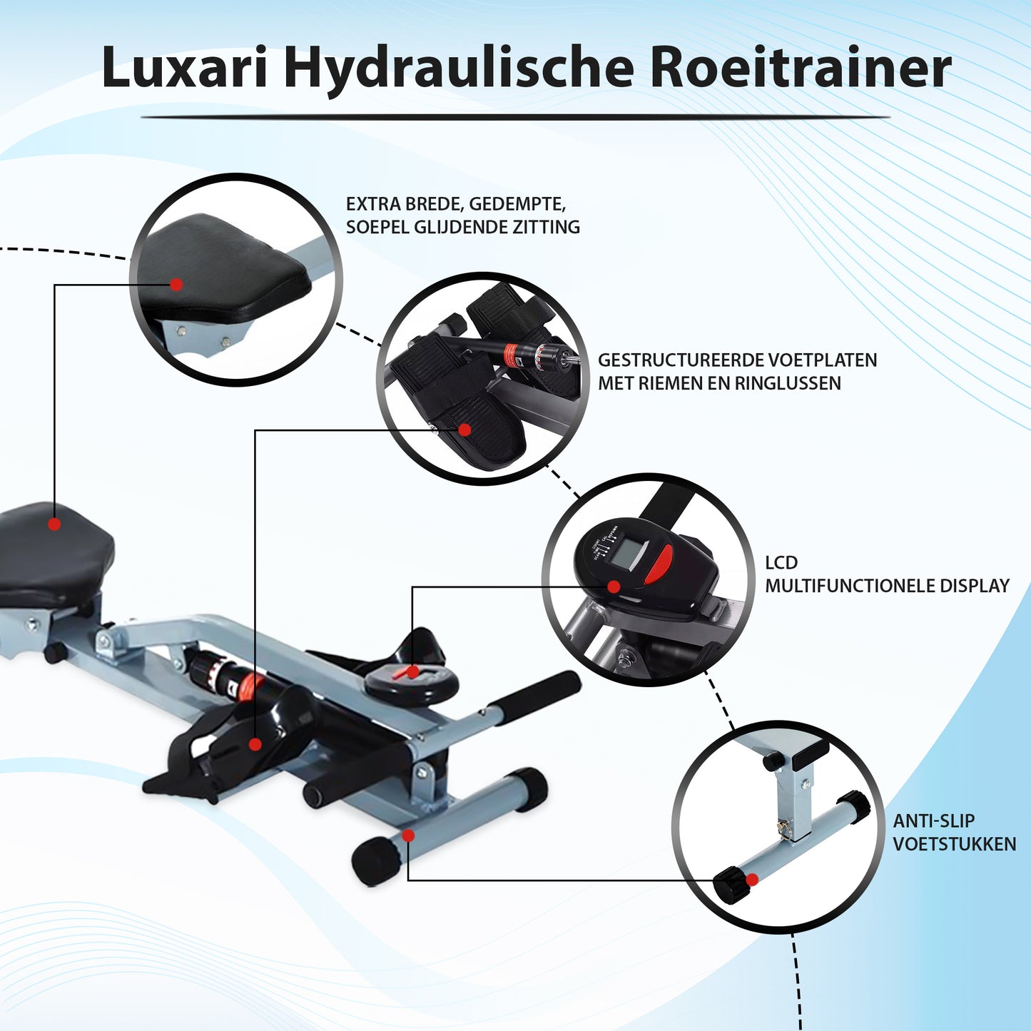 Luxari - Hydraulische Roeitrainer