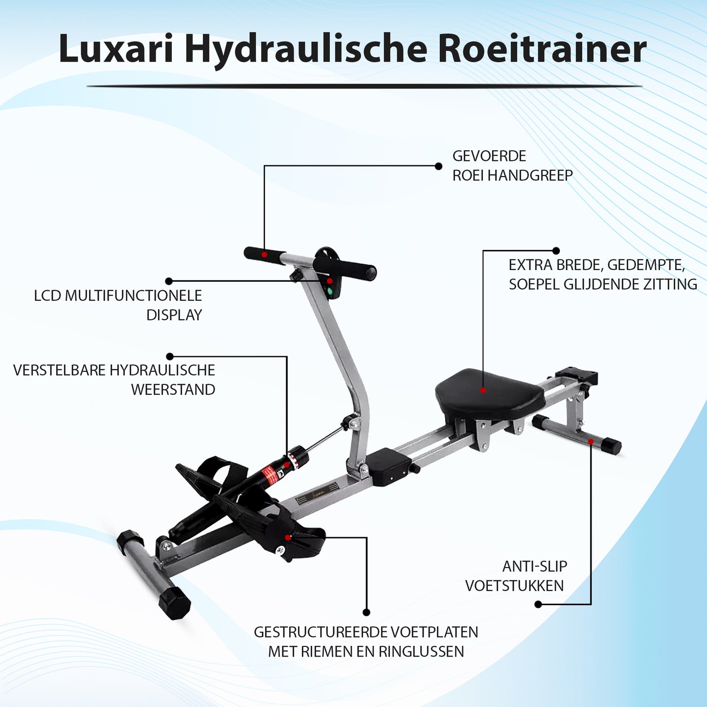 Luxari - Hydraulische Roeitrainer
