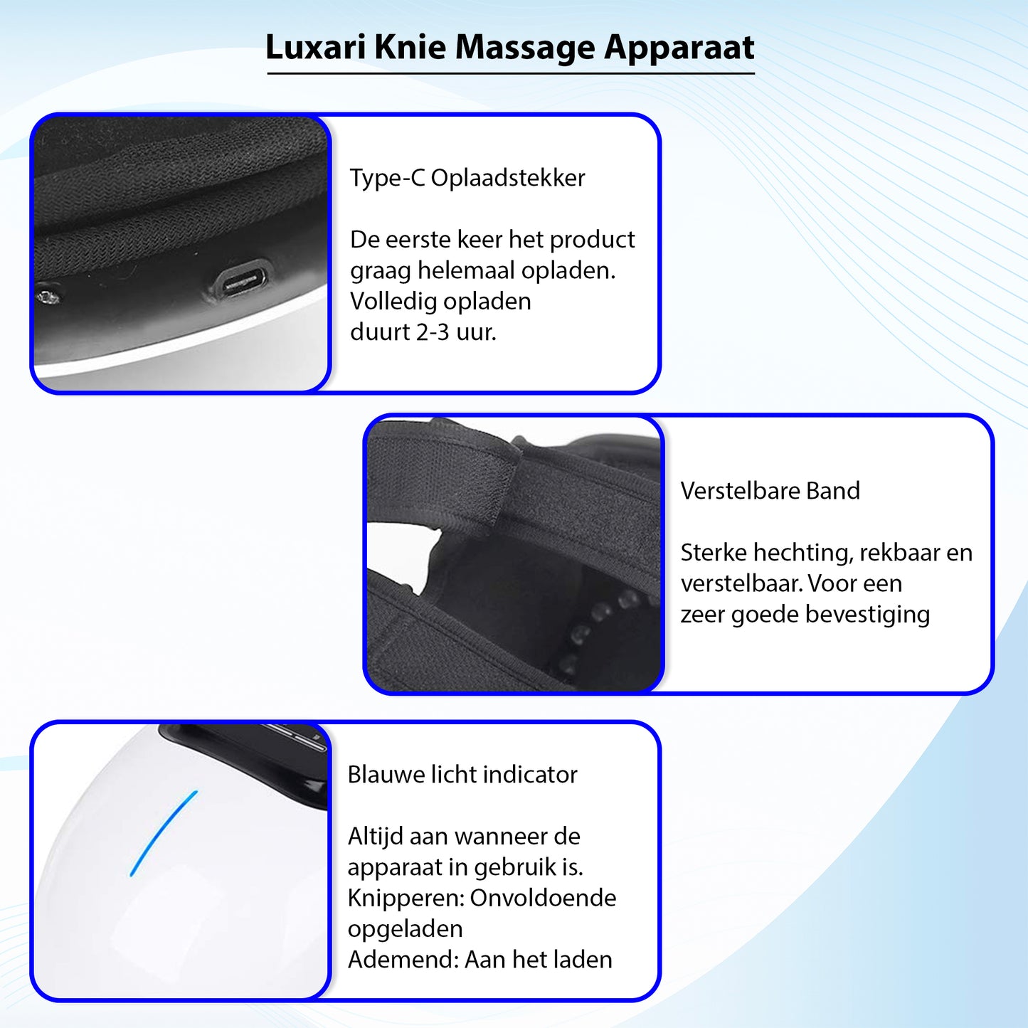 Luxari - Knie Massage Pro