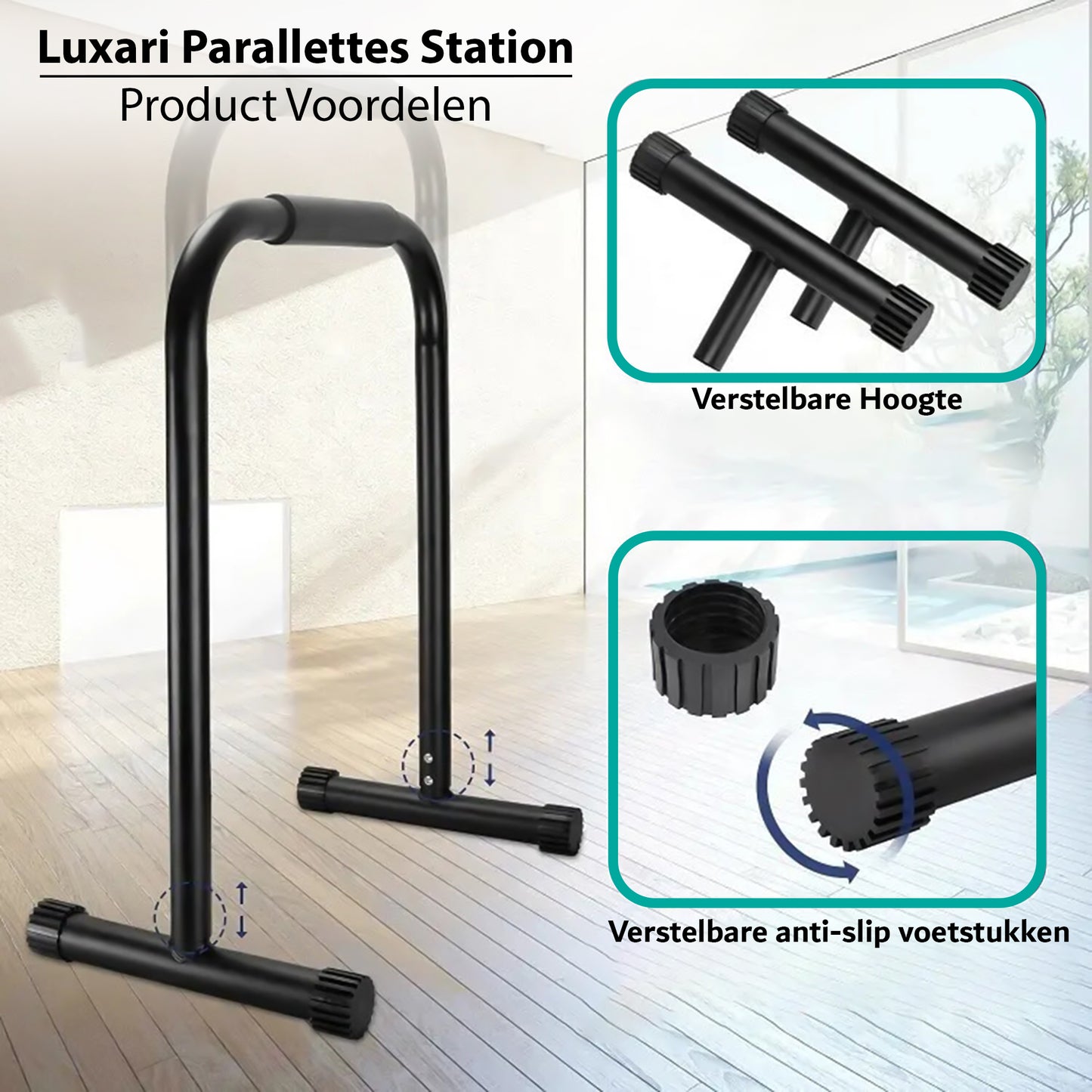 Luxari - Verstelbare Parallettes Pro