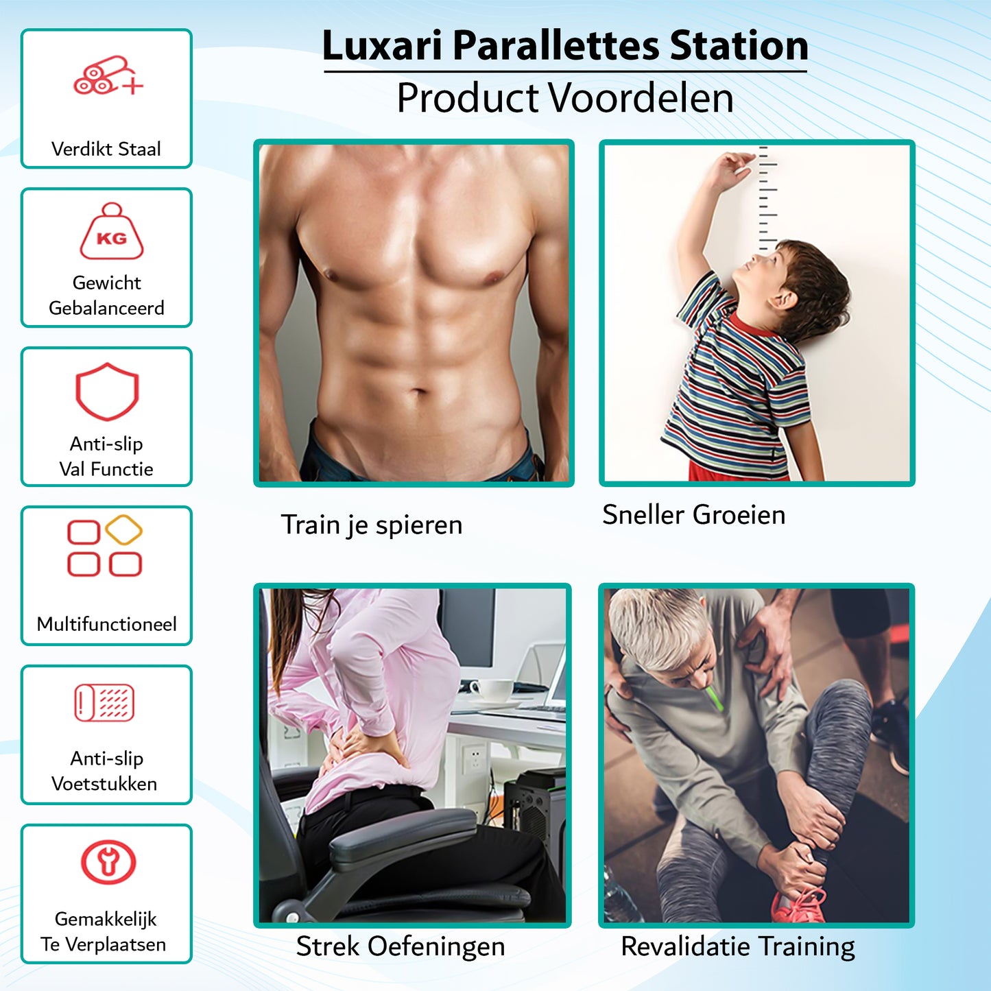 Luxari - Verstelbare Parallettes Pro
