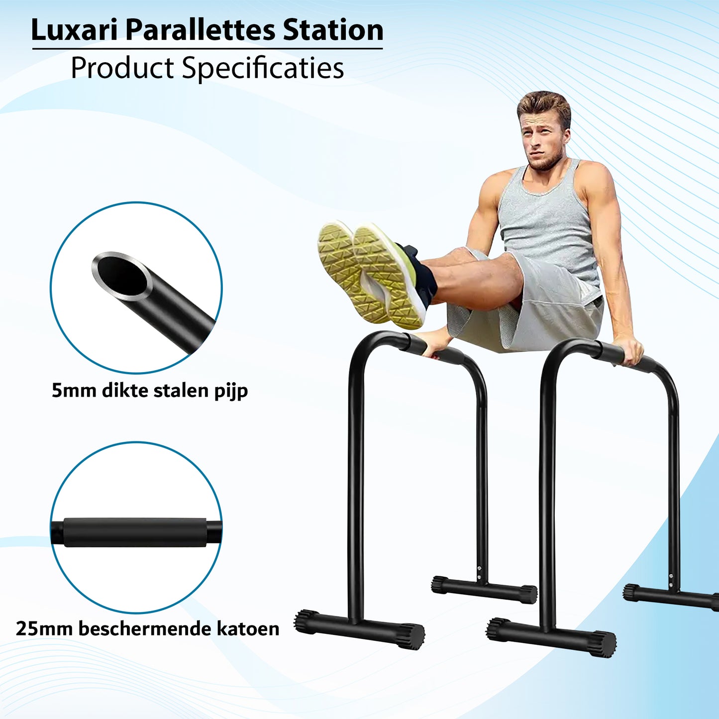 Luxari - Verstelbare Parallettes Pro