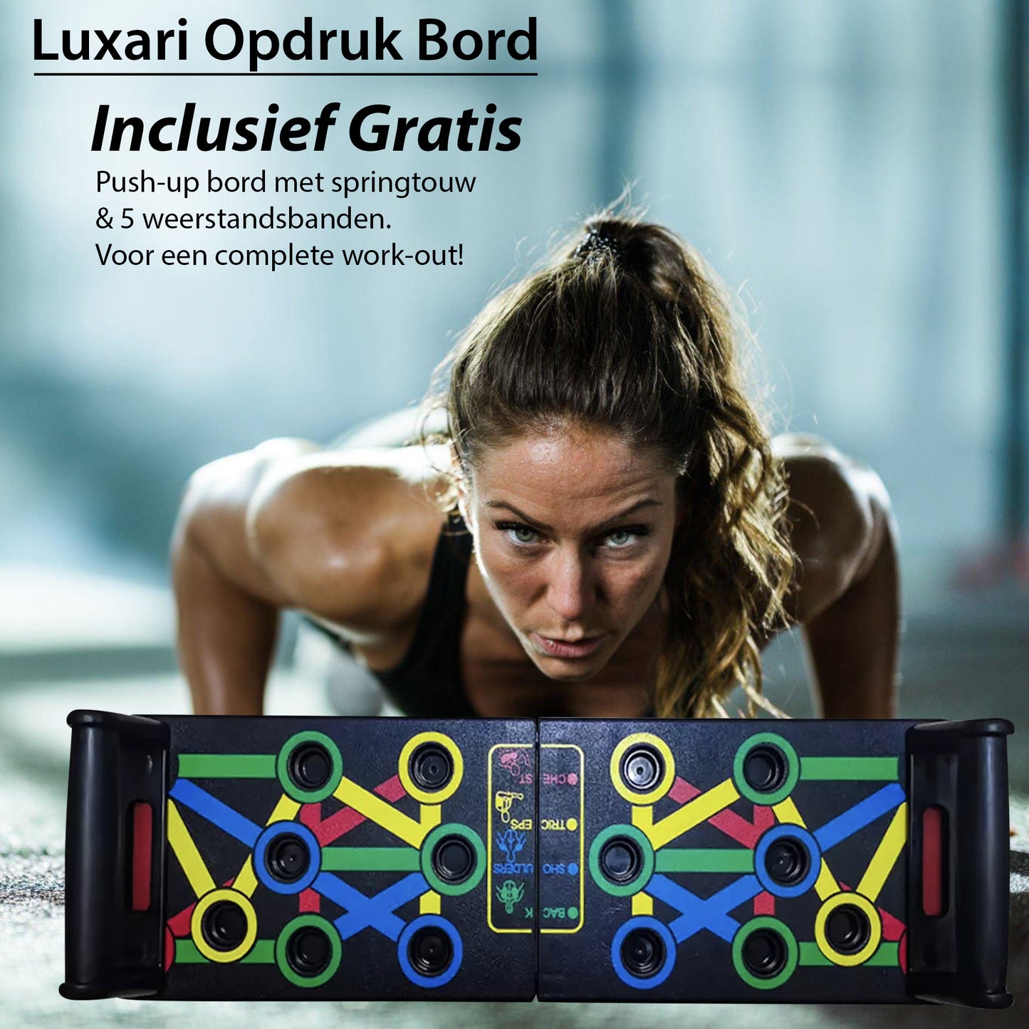 Luxari - 14 in 1 Push Up Bord