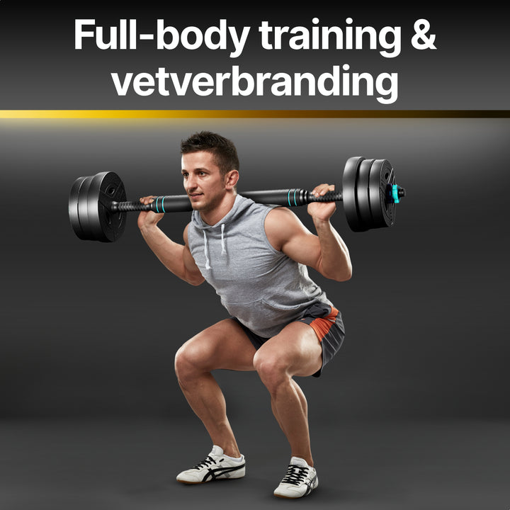 Luxari Dumbells 20 KG - Dumbell / Kettlebell Set