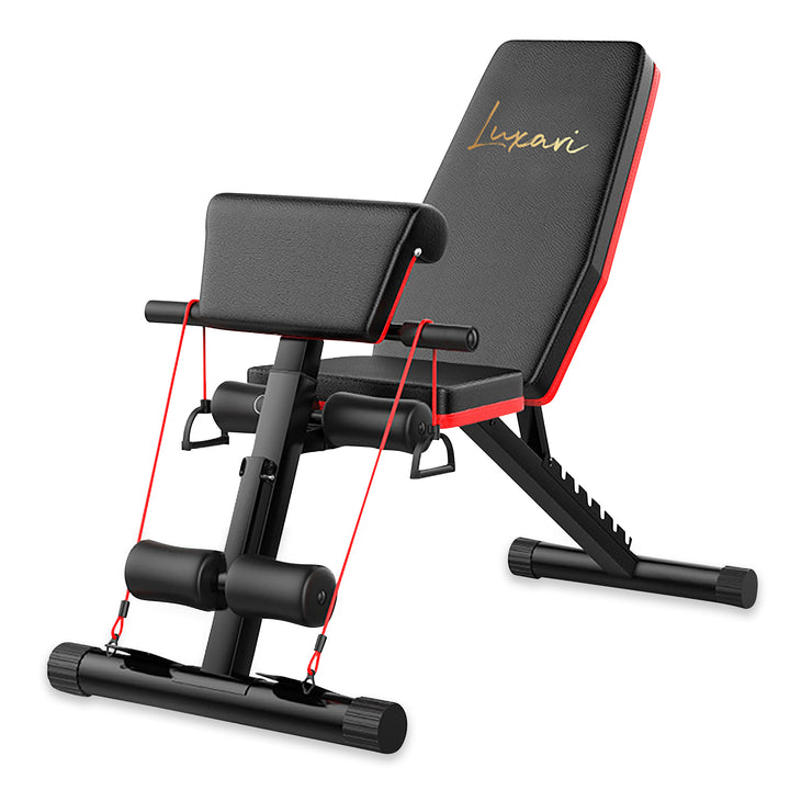 Luxari - Fitnessbank + Bicep Extensie