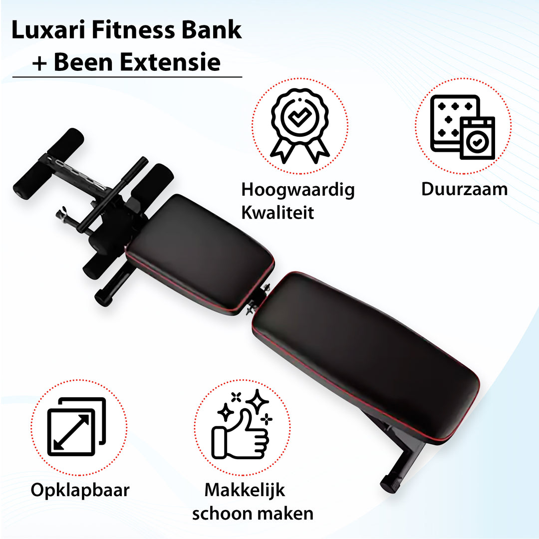 Luxari - Fitnessbank + Been Extensie