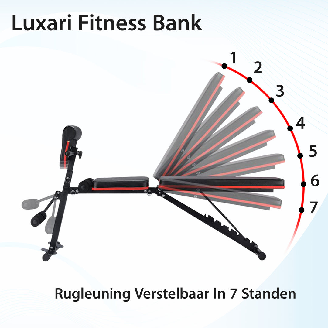 Luxari - Fitnessbank + Bicep Extensie