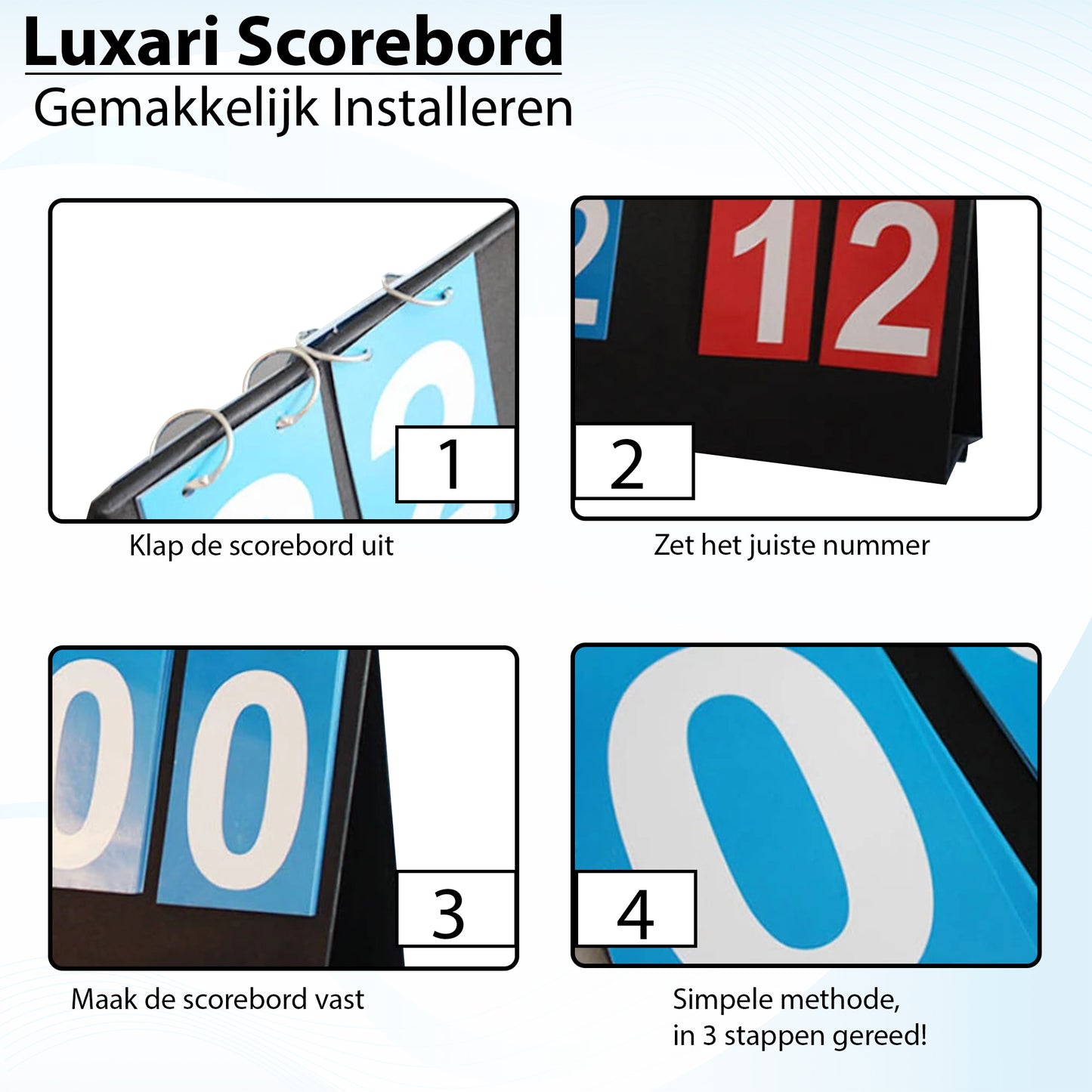 Luxari - Scorebord