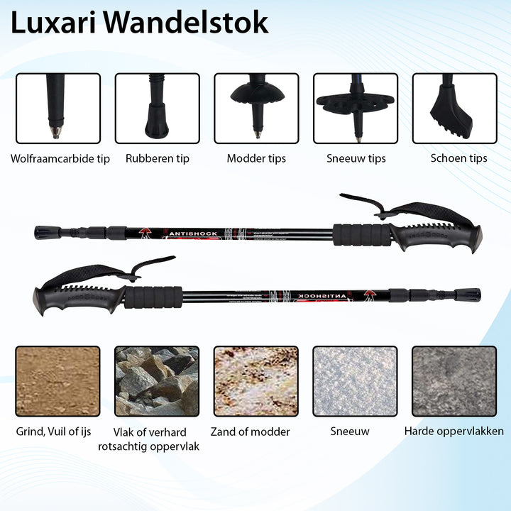 Luxari Nordic Walking Stokken